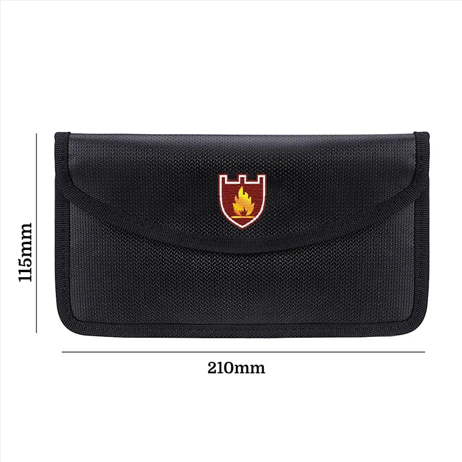 Double-layer fireproof shielding pouch for phones and cards — view 7