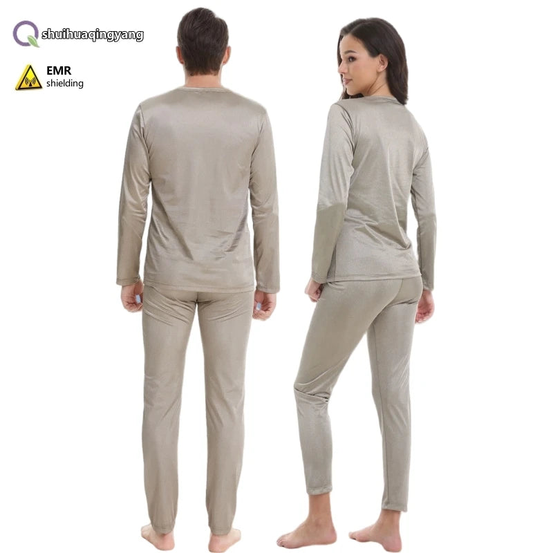 EMF Protection Silver Fiber Long Sleeve Top - Image 6