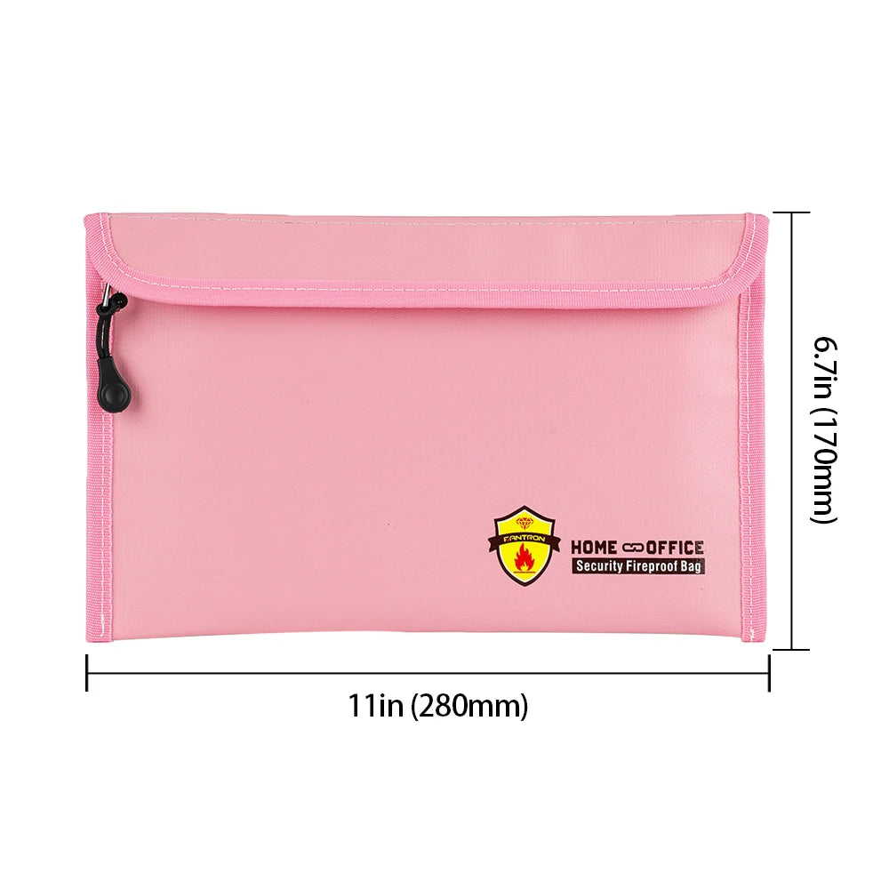 Fireproof Document Bag – Waterproof, Secure Storage for Important Papersa