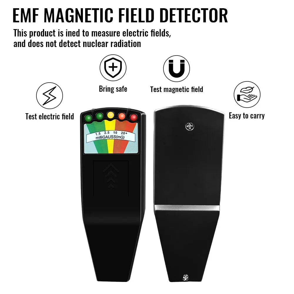 Digital EMF Radiation Tester - Handheld Gauss Meter