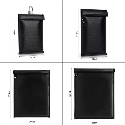 Faraday Bag for - Faraday Bag for Car Keys - Fireproof RFID Shielding Pouch