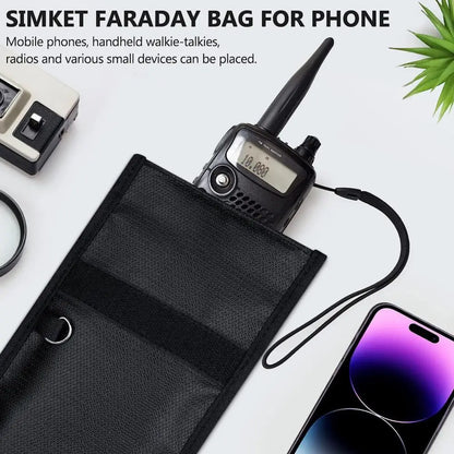 Signal Block Faraday Bag – Fireproof & Waterproof EMF Protection for Laptops & Tablets