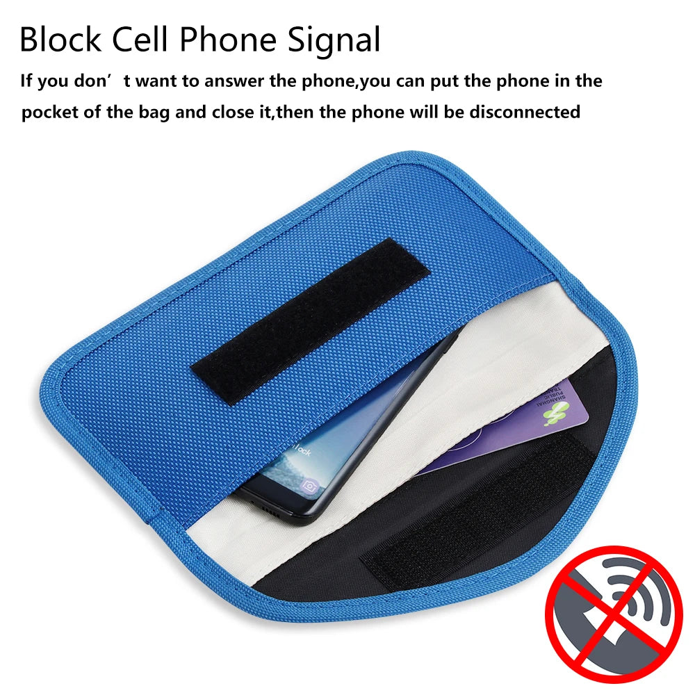 Universal signal-blocking Faraday pouch for phone and car keys — view 3