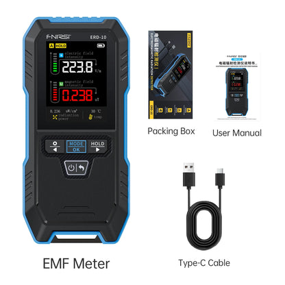 FNIRSI ERD-10 4-in-1 EMF meter with color display — view 7