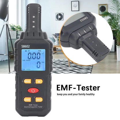 S8602 3-in-1 EMF Meter measuring electromagnetic fields — view 2
