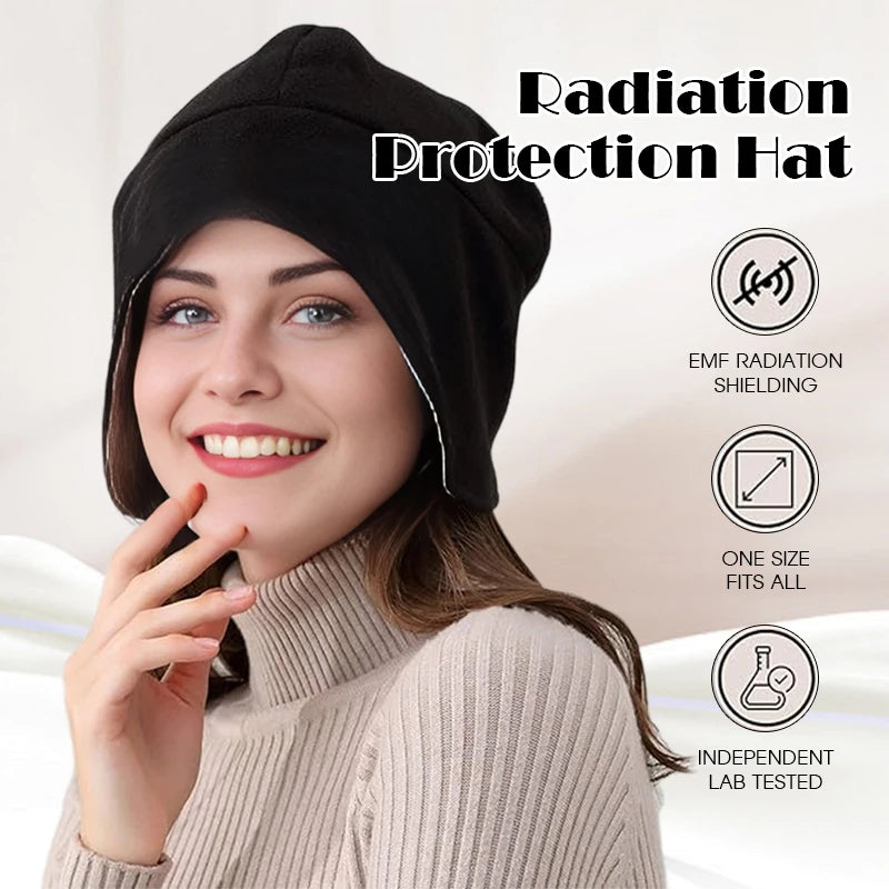 Anti-Radiation Cap - Silver Fiber EMF Protection