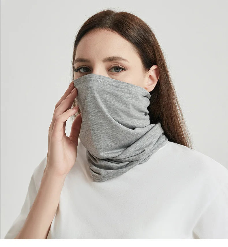 Faraday Scarf | Thyroid Mask 100% Silver Fiber