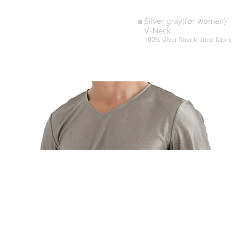 EMF Protection T-shirt | 100% Silver Fiber Anti-Radiation Shielding