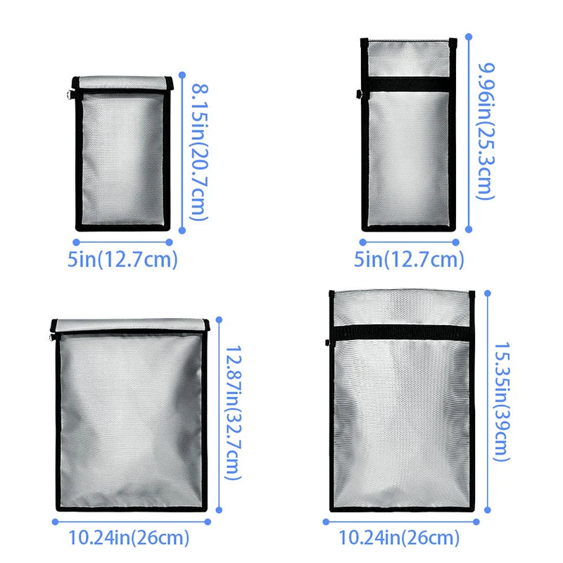 Fireproof Waterproof Faraday - Fireproof Waterproof Faraday Bag - Signal Blocking Pouch