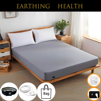 Earthing Fitted Bed - Earthing Fitted Bed Sheet - Silver Fiber Grounding Sheet