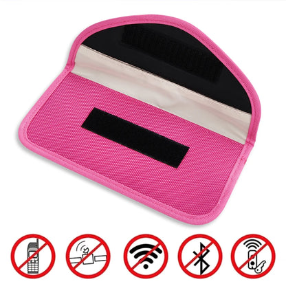 Universal signal-blocking Faraday pouch for phone and car keys