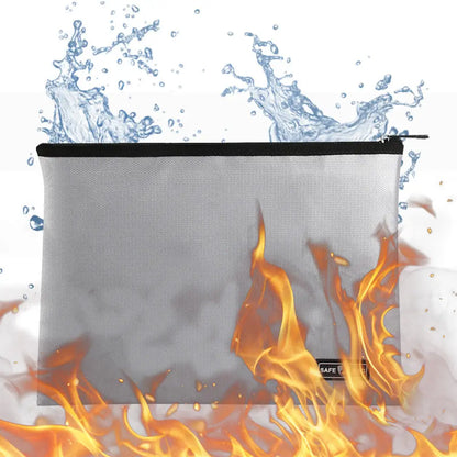 Fireproof Waterproof Document Storage Bag – Safe & Portable Protection