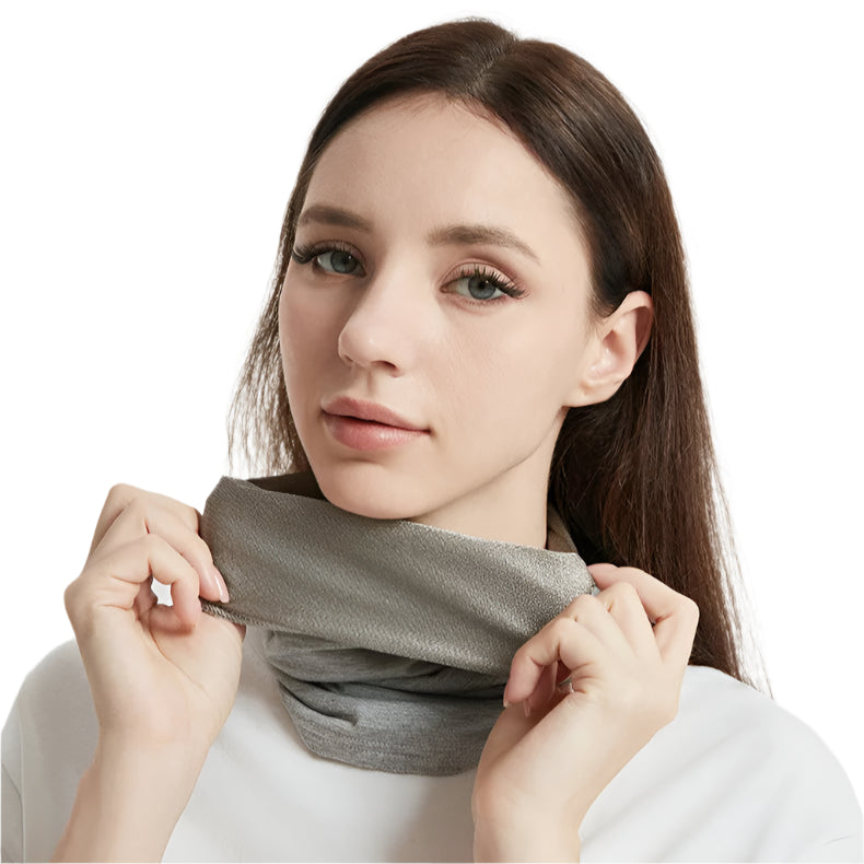 Faraday Scarf | Thyroid Mask 100% Silver Fiber