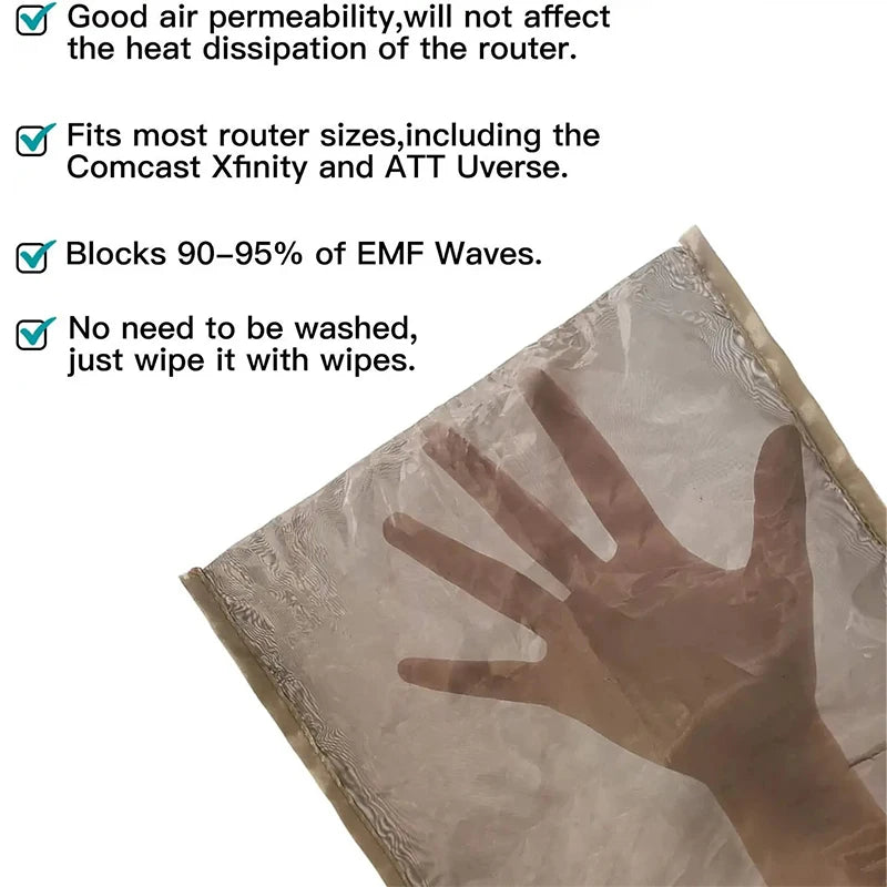 Wi-Fi Router EMF Radiation Shield Cover - Image 6