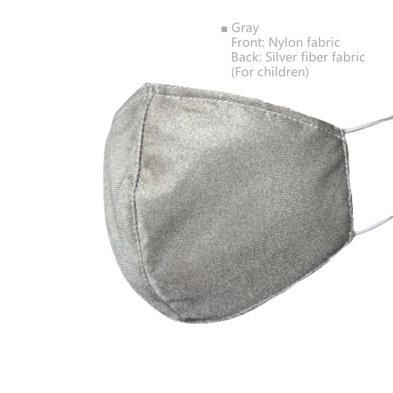 Silver Fiber EMF - Silver Fiber EMF Shielding Face Mask