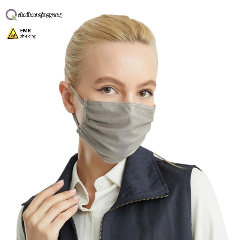Silver Fiber EMF - Silver Fiber EMF Shielding Face Mask