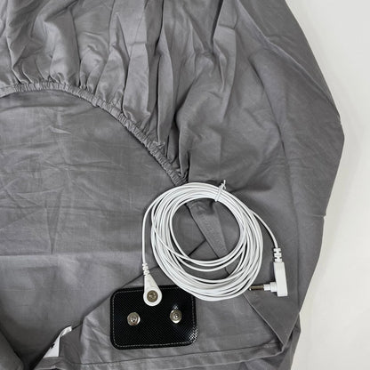 Earthing Fitted Bed - Earthing Fitted Bed Sheet - Silver Fiber Grounding Sheet