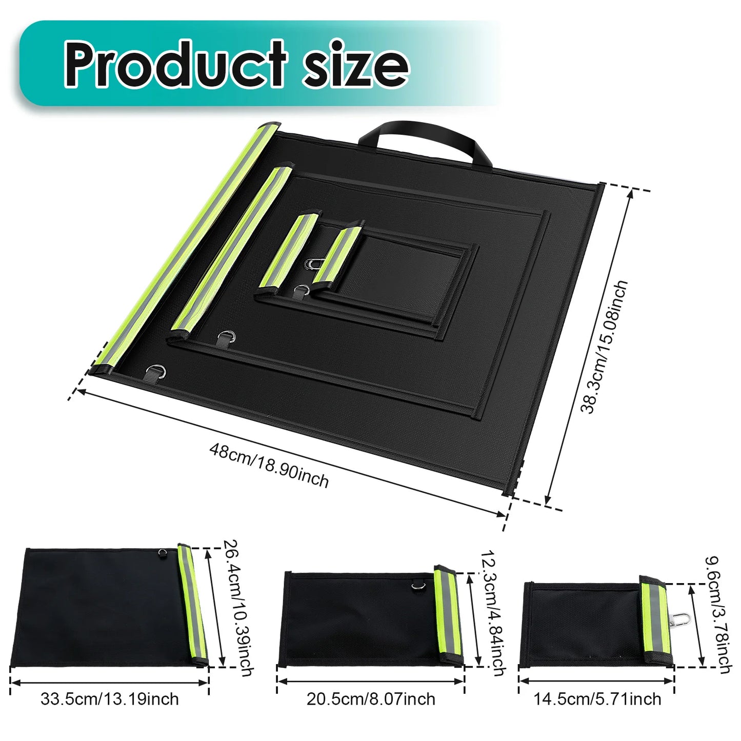 4Pcs Faraday Bag Set | Signal Blocker RFID Pouch