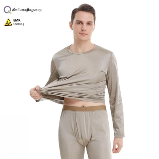 EMF Protection Silver Fiber Long Sleeve Top - The Faraday Bag