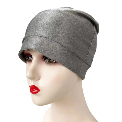 Full Silver Fiber Anti-Radiation Hat – EMF Protection Beanie for 5G & RF Shielding