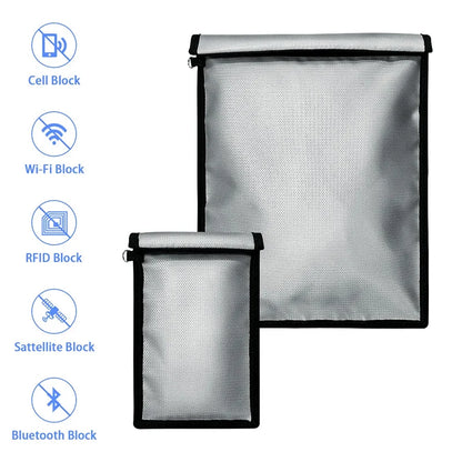Fireproof Waterproof Faraday - Fireproof Waterproof Faraday Bag - Signal Blocking Pouch