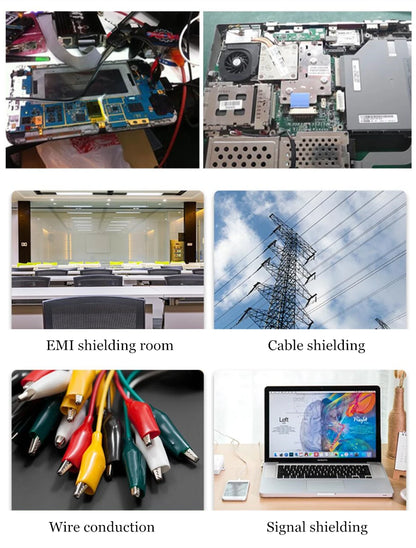 Faraday Tape – Double Conductive EMI Shielding Fabric Tape (20M)
