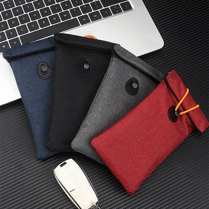 Faraday bag for car keys blocking RFID signals — view 2