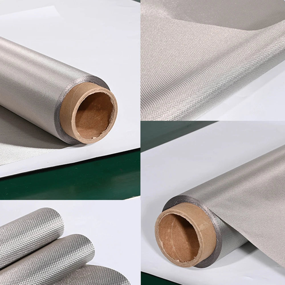 Copper-nickel Faraday shielding fabric for DIY RF blocking — view 5
