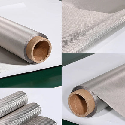 Copper-nickel Faraday shielding fabric for DIY RF blocking — view 5