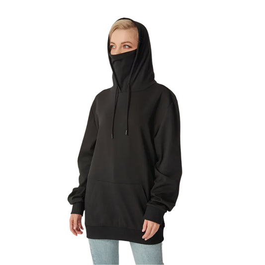 Silver Fiber Hoodie | EMF Blocking & Anti-Radiation with Face Shield