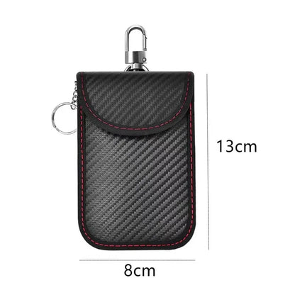 Faraday Bag for Car Keys | Carbon Fiber Double Layer