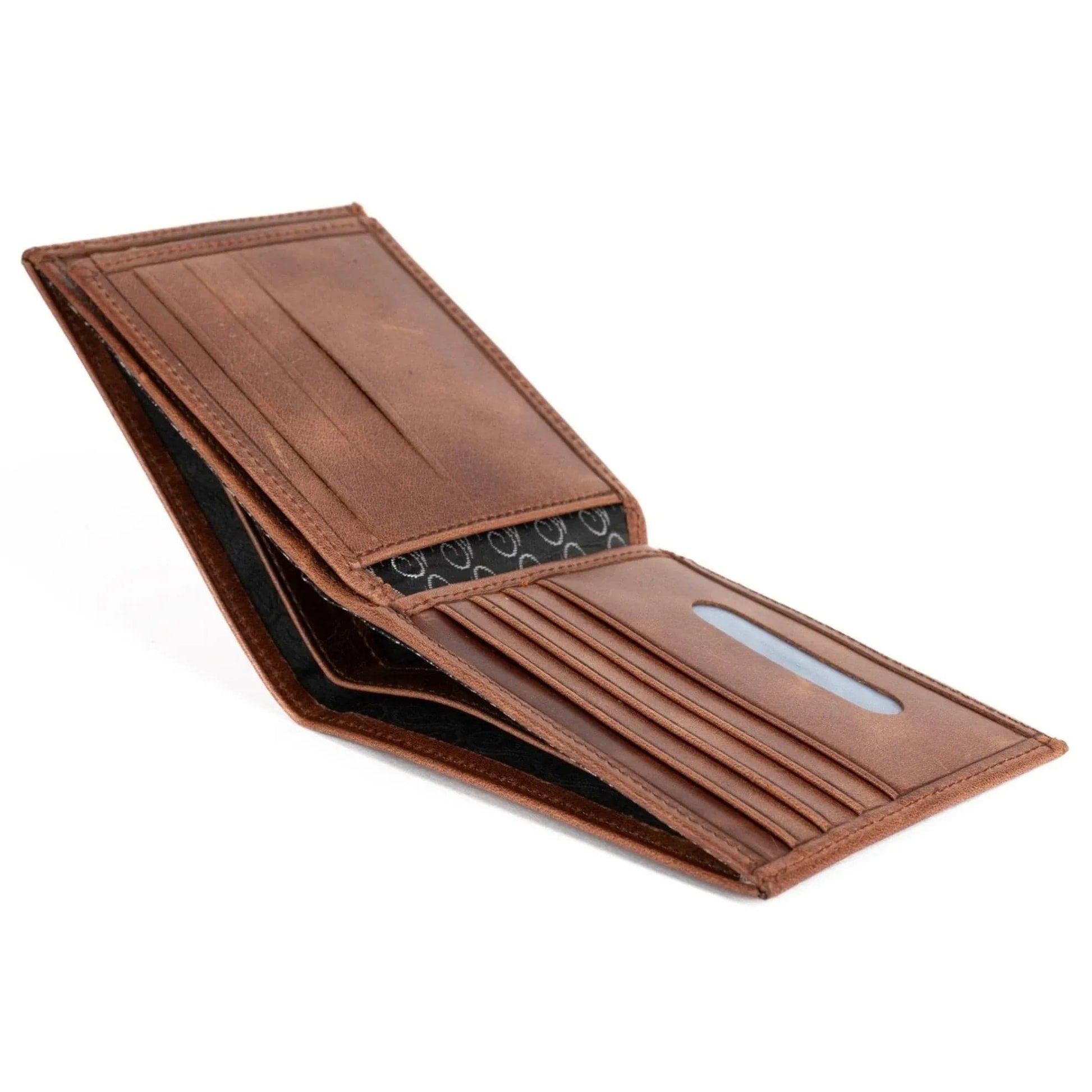 Ignis Craft Bifold Leather Wallet | Companion Agate