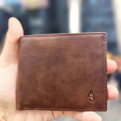 Ignis Craft Bifold Leather Wallet | Companion Agate