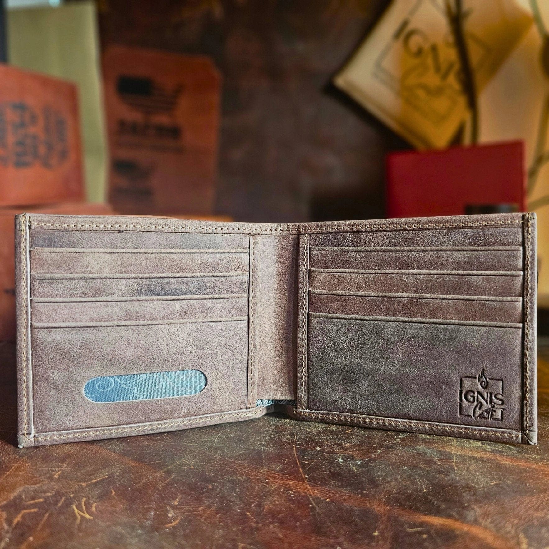 Ignis Craft Bifold Leather Wallet | Soloist Dusk