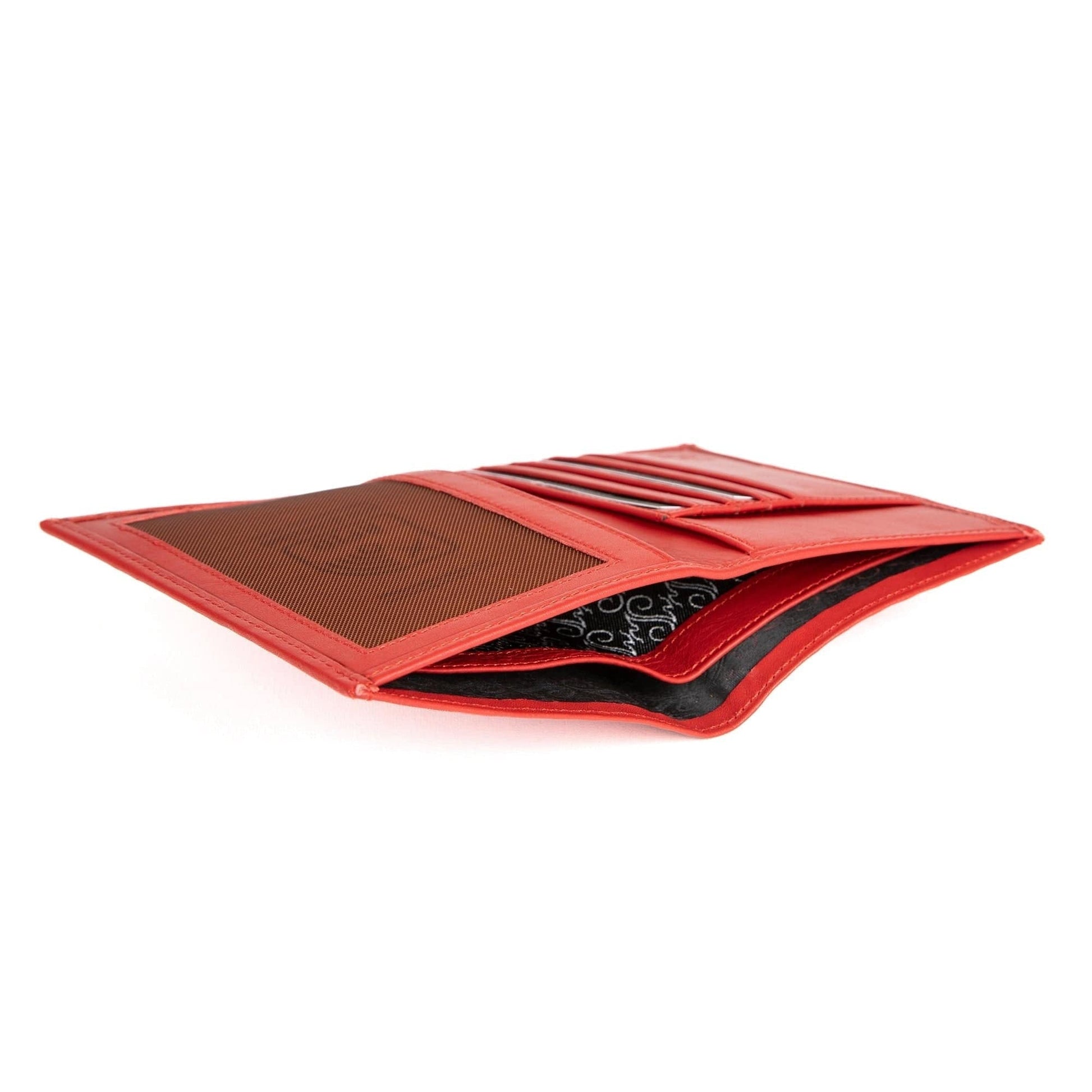 Ignis Craft Leather Passport Wallet | Voyager Ruby