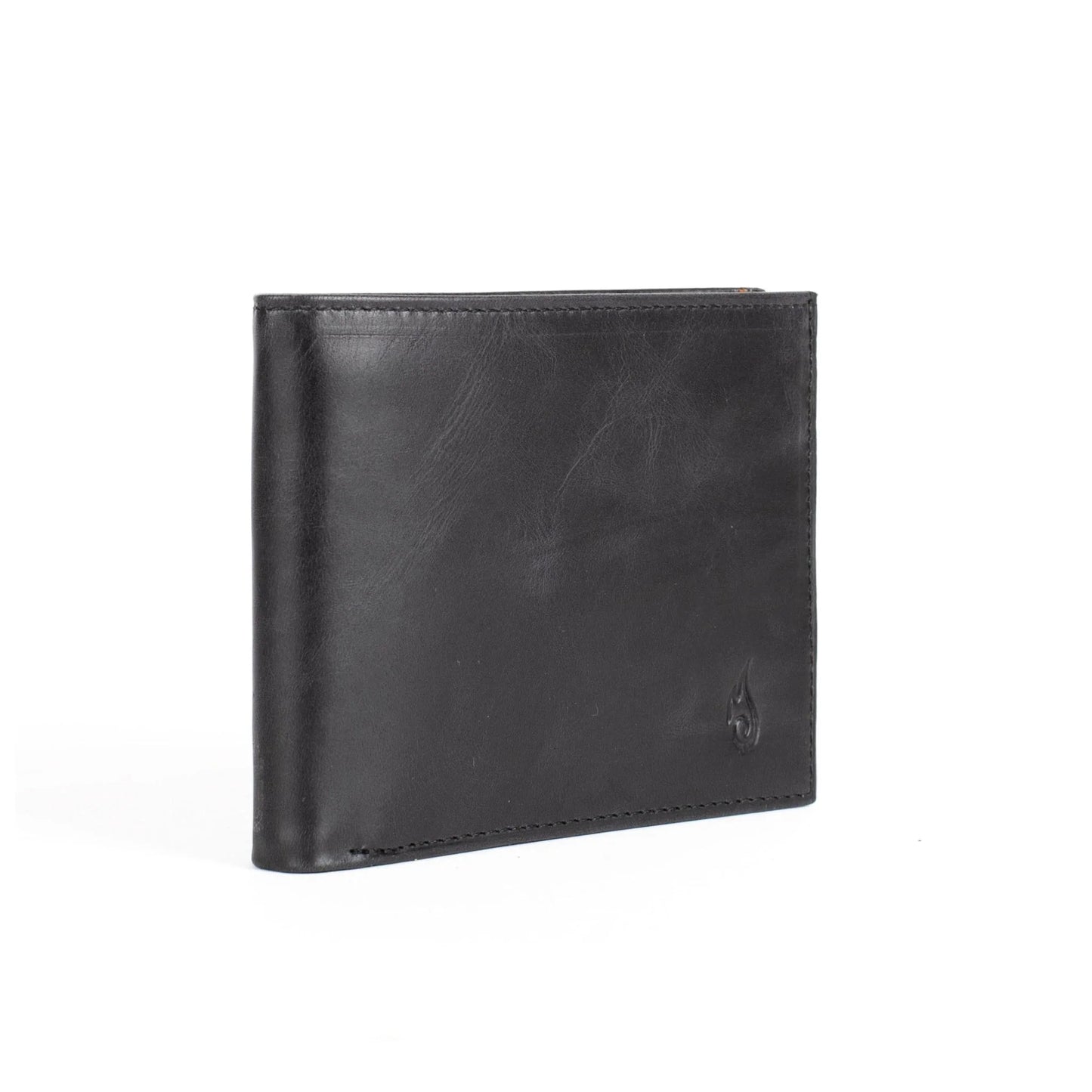 Ignis Craft Mens Leather Bifold Wallet | Essential Obsidian