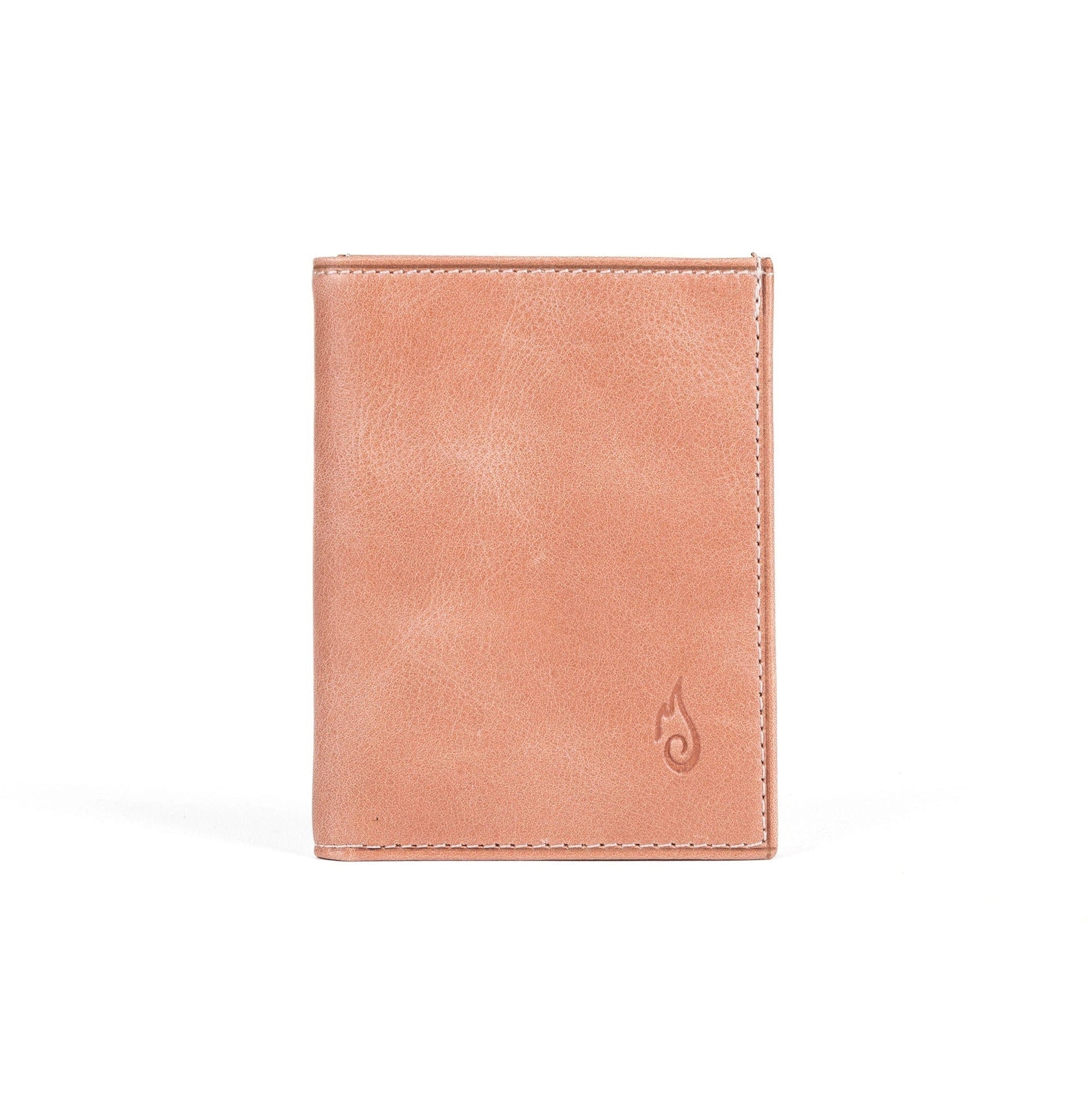 Ignis Craft Mens Trifold Leather Wallet | Apex Coral