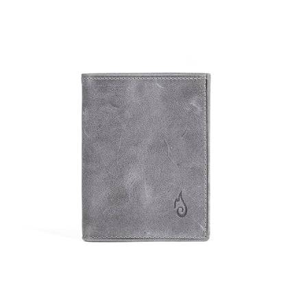 Ignis Craft Mens Trifold Leather Wallet | Apex Marble