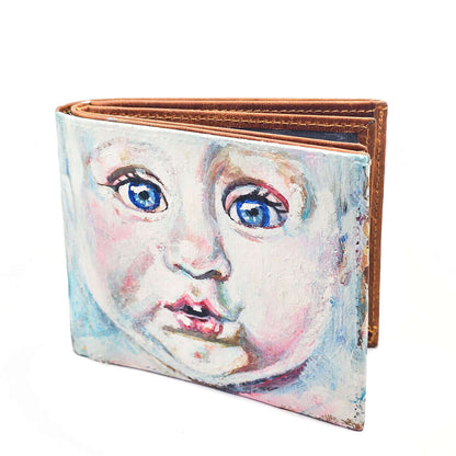 Ignis Craft Painted Portraits | Custom Mens Card Holder