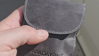 Leather Faraday Bag Key Fob - 2 Pack