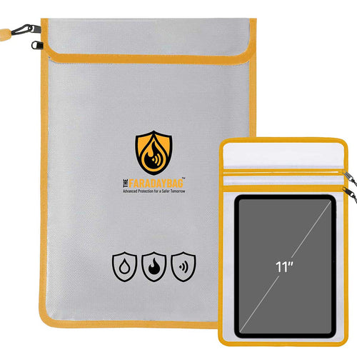 Fireproof and Waterproof Faraday Bag for iPad, Documents and Tablets