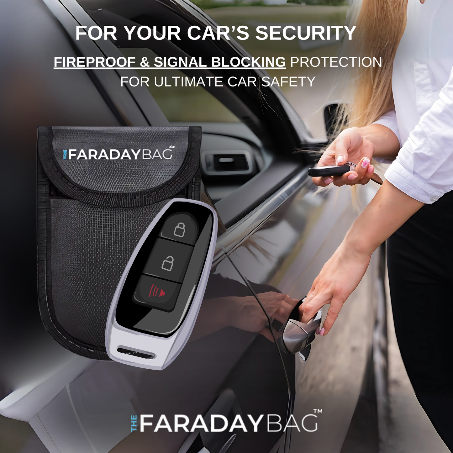 Faraday Bag for Car Key Fob | Fireproof & Waterproof